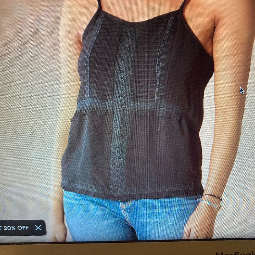 Sundance catalog vintage Veronica camisole S